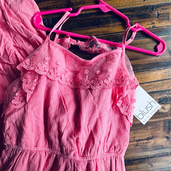 Blush Pink Maxi Dress - Picture 7 of 9